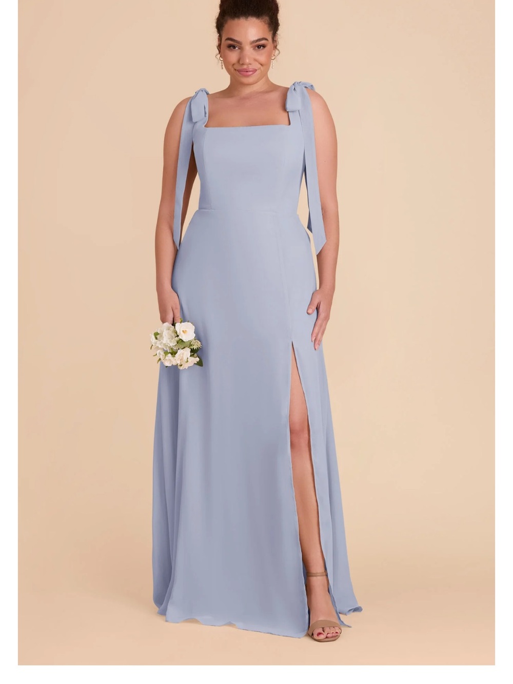Birdy Grey Alex Bridesmaid Dress-Dusty Blue